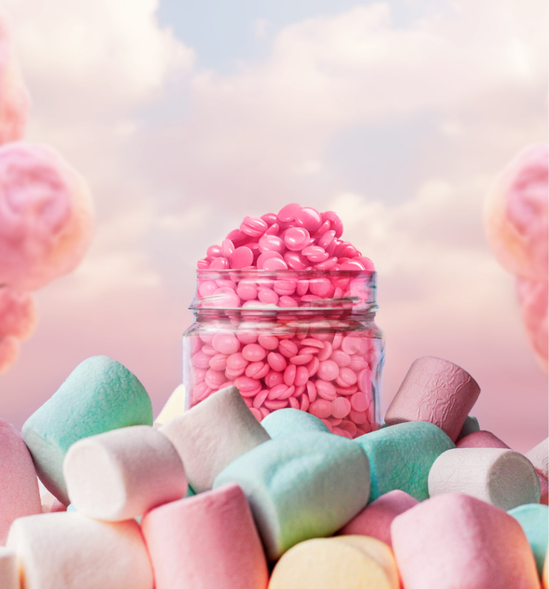 Pink paradise - Cire pelable parfum marshmallow